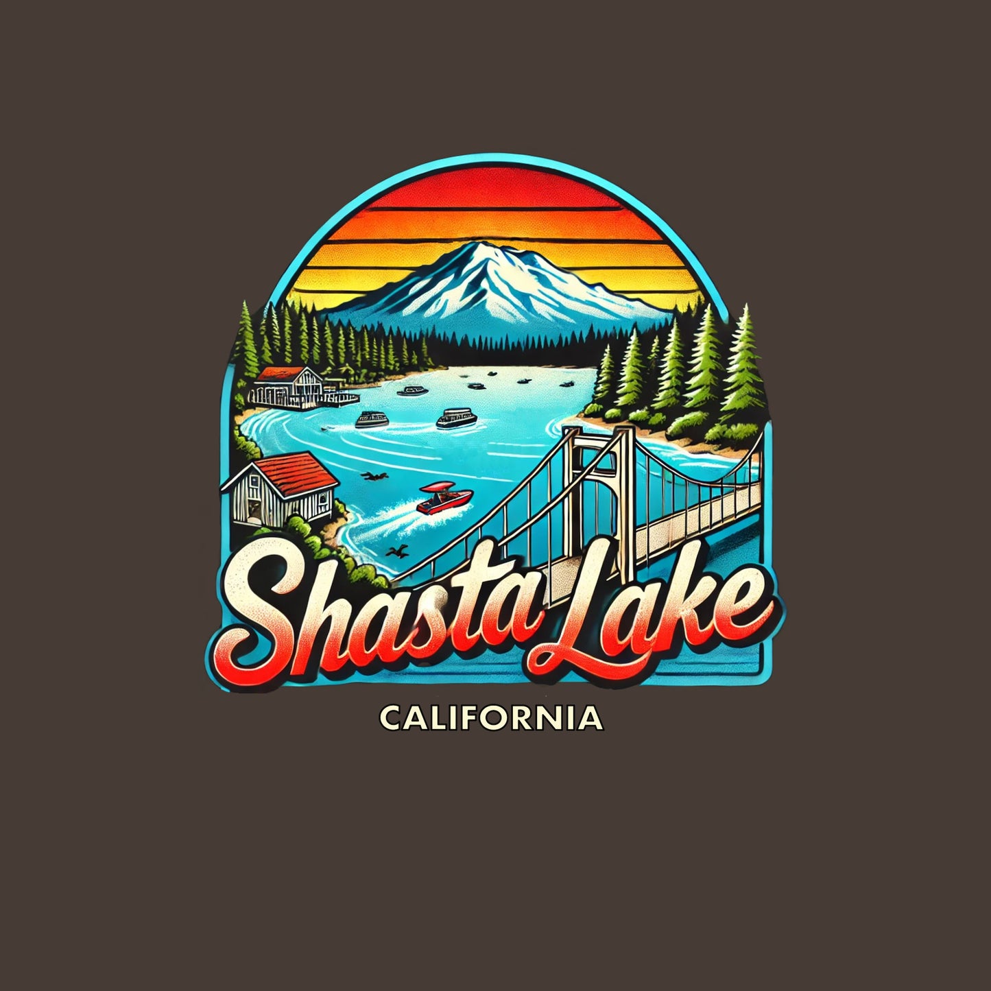 Shasta Lake Throwback - Unisex classic tee