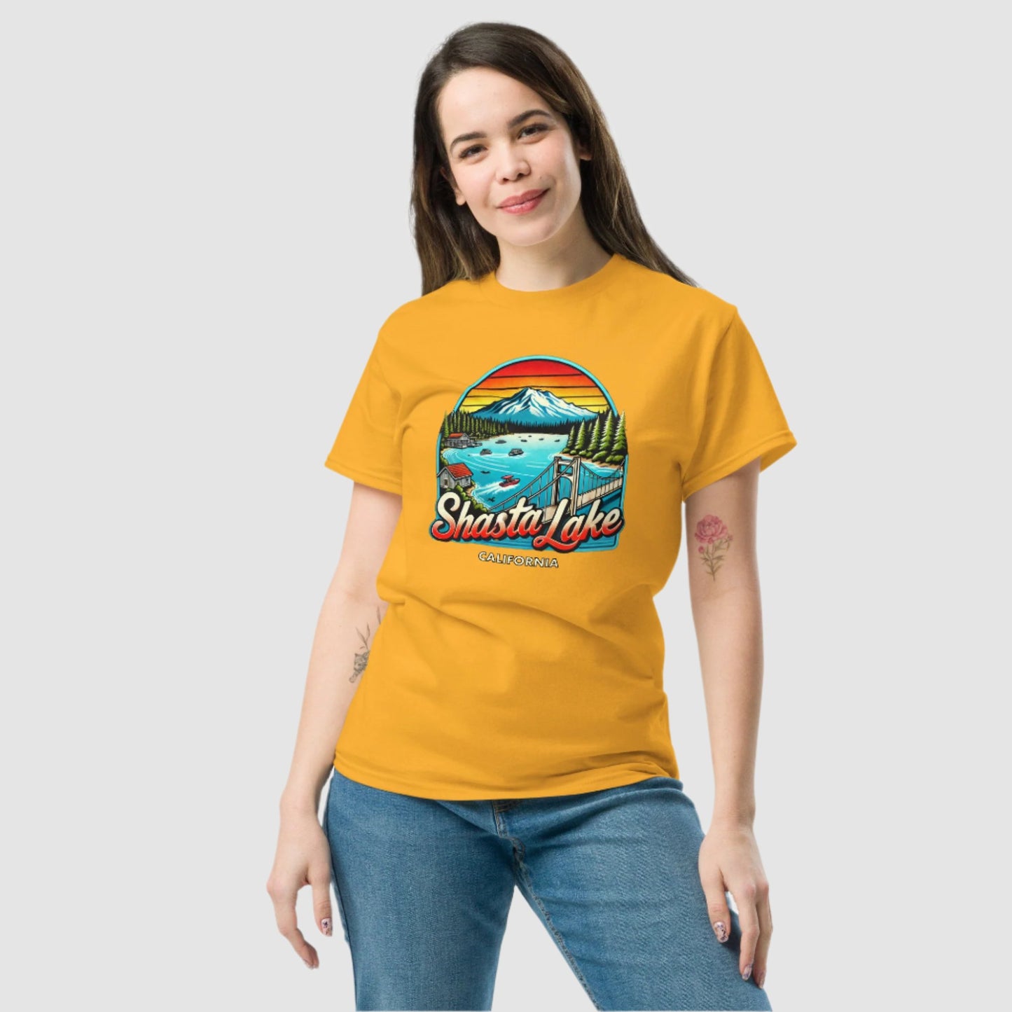 Shasta Lake Throwback - Unisex classic tee