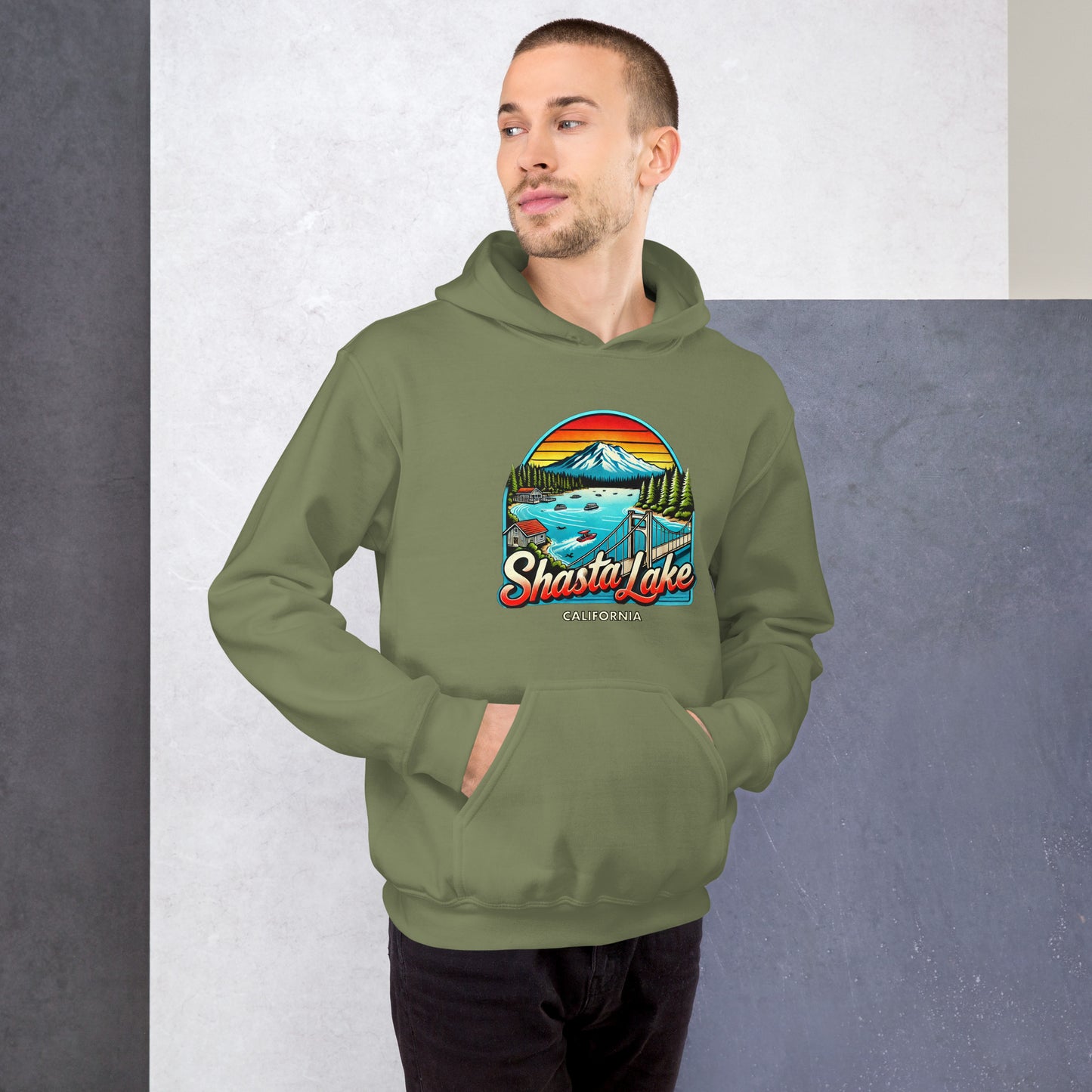 Shasta Lake Throwback - Unisex Hoodie