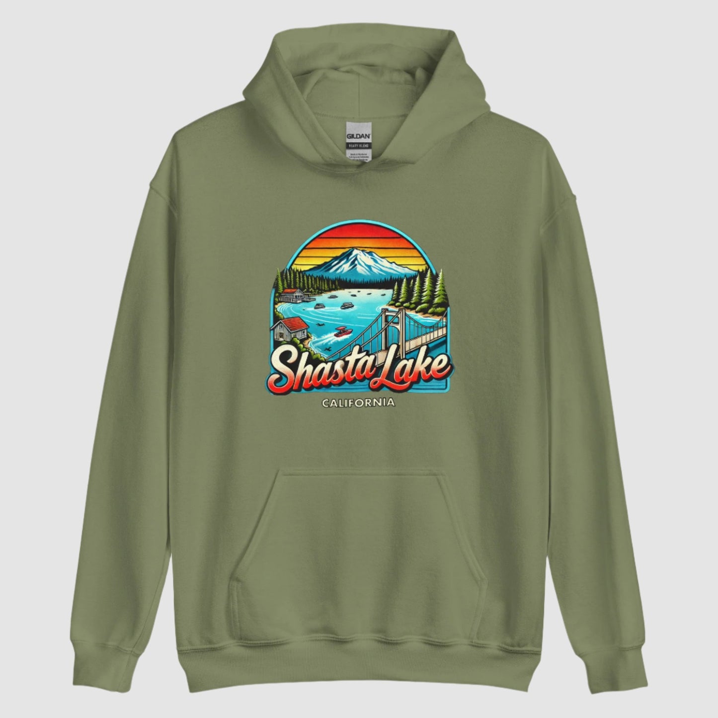 Shasta Lake Throwback - Unisex Hoodie